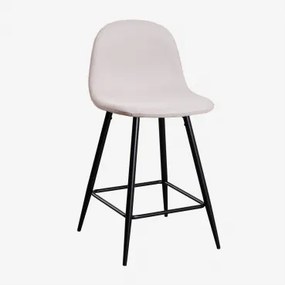 Zestaw 2 Wysokich Stołków Glamm Negro & Kremowa & ↑65 Cm - Sklum