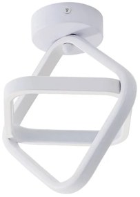 Plafon lampa LED sufitowa geometryczna metalowa AT69-2SL-Biała