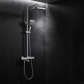 Zestaw Prysznicowy Rea Arlo Nikiel Szczotkowany