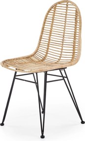 Krzesło do jadalni z rattanu naturalnego K337