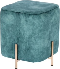 Aksamitna pufa w stylu glamour Izbit Velvet