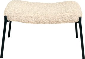 Kremowy podnóżek z imitacji futra Glasgow – House Nordic