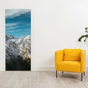 Fototapeta na drzwi - Śnieżne szczyty (95x205cm)