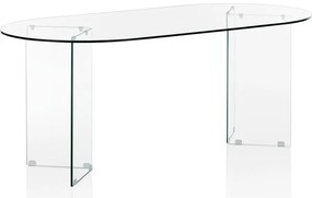 Szklany stół 90x180 cm Kaya – Tomasucci
