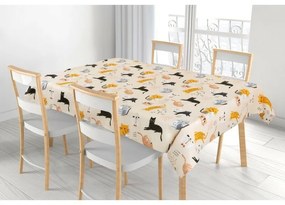 Bellatex Obrus Adéla Kitty żółty, 120 x 140 cm