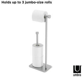 Stalowy stojak na papier toaletowy Cappa – Umbra