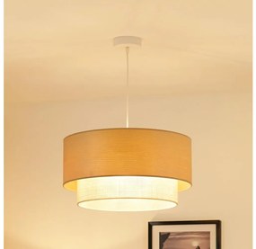 Brilagi - Lampa wisząca ARIZONA BOHO 1xE27/15W/230V pr. 45 cm beż/biały