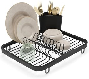 Czarny stalowy ociekacz 36x28 cm Sinkin – Umbra