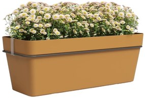 Wisząca/samonawadniająca doniczka z plastiku z recyklingu 50 cm Capri – Artevasi