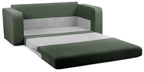 Zielona rozkładana sofa 160 cm Come – Bobochic Paris