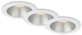 Briloner 7041-036 - ZESTAW 3x LED Łazienkowa oprawa wpuszcz.  LED/4,9W/230V biały