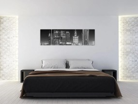 Obraz - Czarny i biały Nowy Jork (170x50 cm)