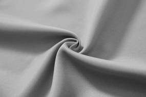 Jasnoszara zasłona OXFORD 140x270 cm Zawieszanie: Taśma z wiązaniami