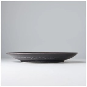 Czarny talerz ceramiczny MIJ Matt, ø 29 cm