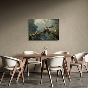 Obraz na szkle - Las tropikalny (70x50 cm)