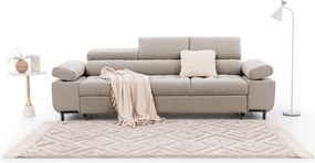 Sofa trzyosobowa Tyrion z funkcją spania - beżowy szenil Vibe 08