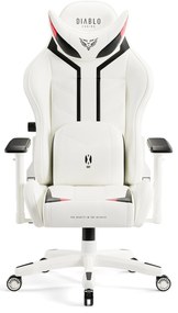 Fotel gamingowy Diablo X-Ray 2.0 Normal Size, biało-czarny