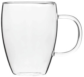 Kubek z zaparzaczem ARHA, 400 ml, szkło