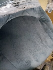 PROMOCJA Szare krzesło barowe VELVET KAST II. jakość