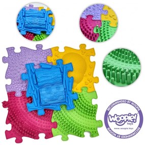 Woopie mata sensoryczna ortopedyczna puzzle 5 el.