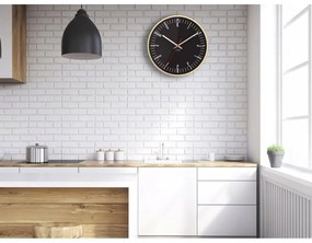Zegar na ścianę nowoczesny efektowny okrągły cichy do kuchni salonu pokoju