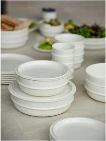 Kremowa porcelanowa miska na zupę 600 ml Eau – Zone