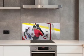 Panel nad Blat Kuchenny Bramka Hokejowa na Lodzie