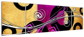 Obraz abstrakcji (170x50 cm)