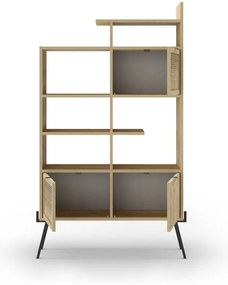 Regał w dekorze dębu 95x170 cm Ecrin – Marckeric