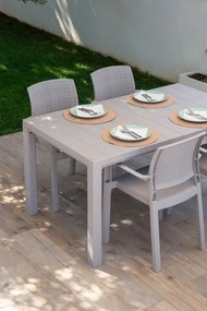 DAVIDE stół plastikowy, szary