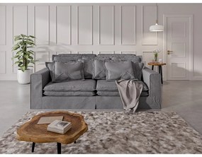 Szara sofa 236 cm Nora – Ropez