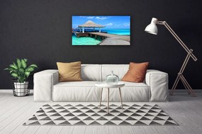 Obraz na płótnie Most nad Morską Głębią