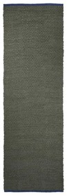 Ciemnozielony chodnik z juty 80x245 cm Notes – Mette Ditmer Denmark