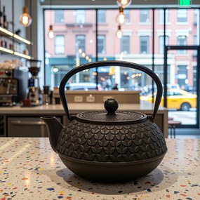 Czajnik żeliwny z zaparzaczem SABI, 1000 ml