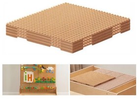 Masterkidz drewniany stół edukacyjny + akcesoria stem wall + 563 klocków