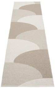 Beżowy chodnik odpowiedni na zewnątrz 70x270 cm Hill Dark Linen – Pappelina