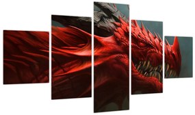 Obraz - Smok (125x70 cm)