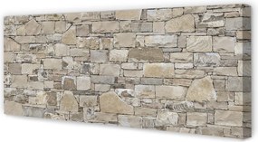 Fotoobraz na płótnie Solidna Ściana Z Kamienia