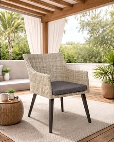 FLORENZ- ogrodowy fotel rattanowy - Towar rozpakowany (N371)