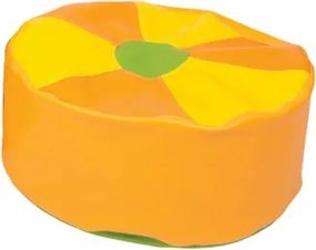 Pufa do przedszkola z granulatem Kwiatek, średnica 55 cm