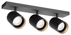 Redo 01-3406 - Oprawa punktowa DELPHI 3xGU10/7W/230V czarna