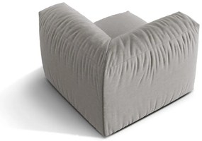 Jasnoszary moduł sofy (strona zmienna) Martina – Micadoni Home