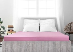 4Home prześcieradło jersey Ideal różowy, 90 x 200 cm