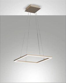 Lampa sufitowa wisząca LED BARD 39W 3394-40-225 matowe złoto Fabas Luce