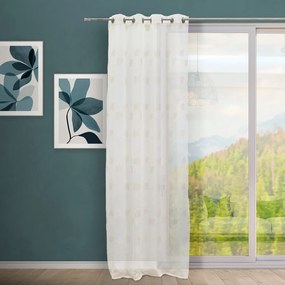 Beżowa zasłona żakardowa 140x260 cm Mid Century – Casa Selección