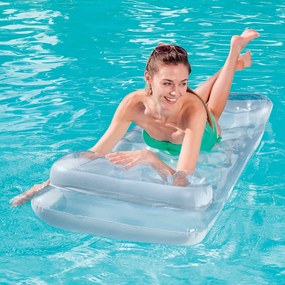 Materac dmuchany z zagłówkiem Metal Lounge 188 x 71 cm BESTWAY