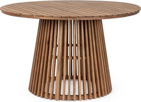 Okrągły stół ogrodowy z litego drewna akacjowego ø 120 cm Rodano – Bizzotto