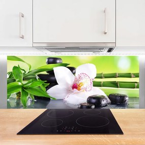 Szkło Dekoracyjne do Kuchni Orientalna Kompozycja z Bambusem