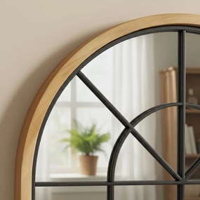 Duże, dekoracyjne lustro wiszące ARCUS, 110 x 56 cm