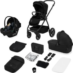 Lionelo - Wózek kombinowany 3w1 MERIL Black Onyx